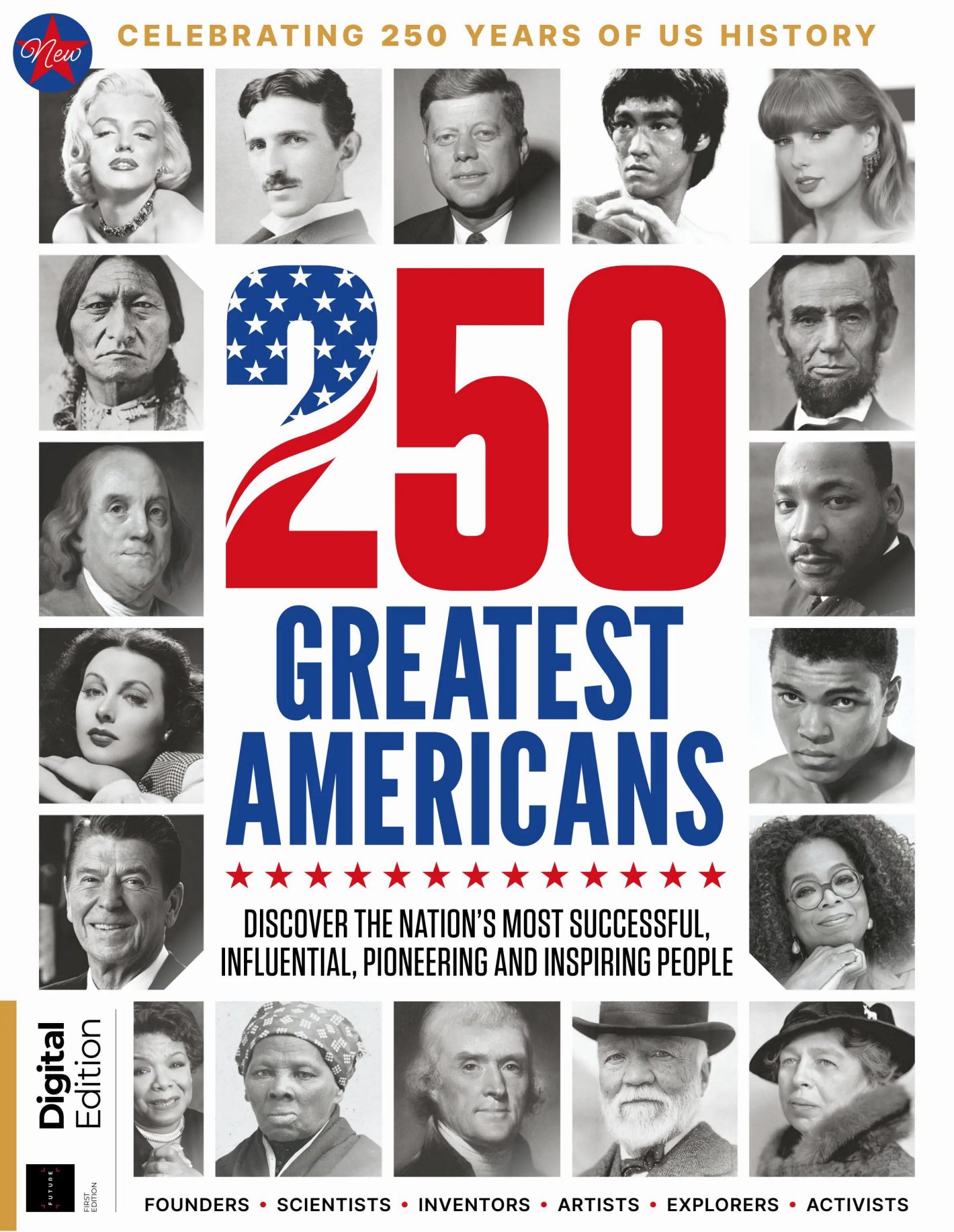图片[1]-250 Greatest Americans - 1st Edition - 28 May 2026 - 海外杂志期刊