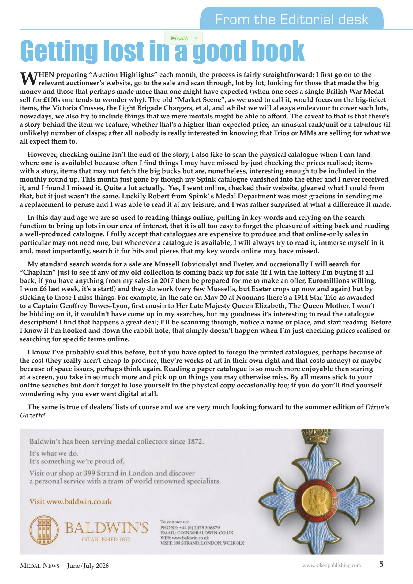图片[4]-Medal News - June-July 2026 -海外杂志期刊